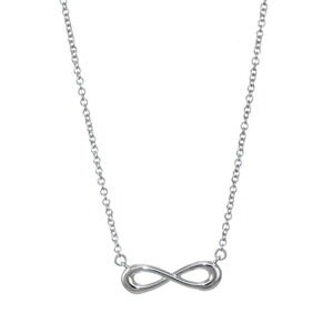 Tiffany Infinity Pendant Necklace Silver CO